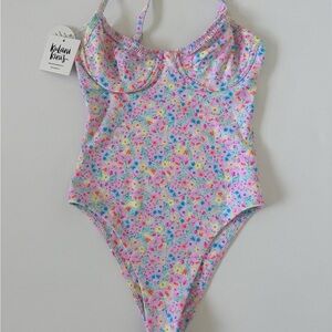 Kulanikinis Floral One-Piece Swimsuit